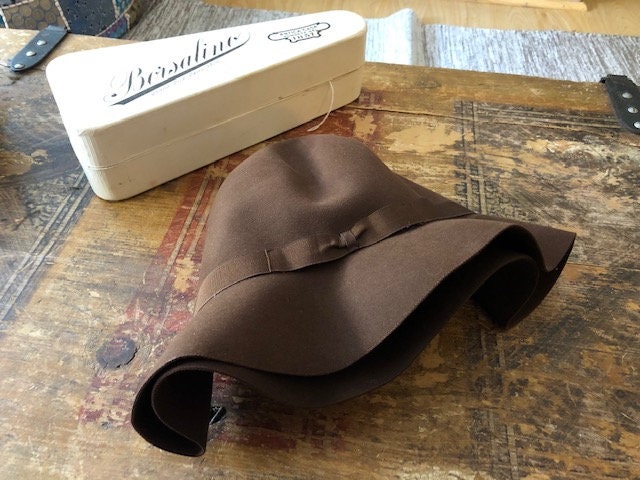 Borsalino Pocket Hat 1940's-1950's - Etsy