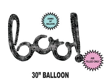 BOO Balloon | BOO Script Balloon | Spiderweb Boo Halloween Balloons | Halloween Party Decor | Halloween Balloon | Boos Halloween Birthday