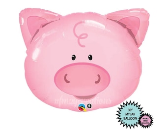 Palloncino supershape a forma di mucca - animali della fattoria
