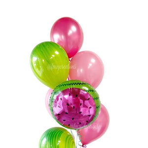 One in a Melon Party | Watermelon Balloon | Watermelon Party | Tropical Party | Watermelon Birthday Party Decor | Fruit Balloon 1st Birthday