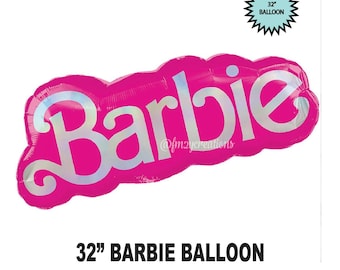 BARBIE verjaardagsfeestje | Barbie-feest | Barbie Ballonnen BARBIE Ballonboeket | Barbie-film | Barbie roze verjaardag | Barbie-vrijgezellin