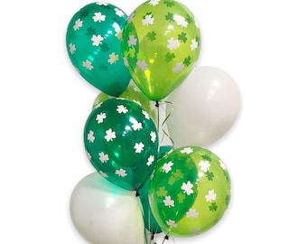 ST PATRICKS Day Decor | St Patricks Day Balloons | Shamrock Balloons Green Balloons St Pattys Day Party | St Patricks Day Party Decorations