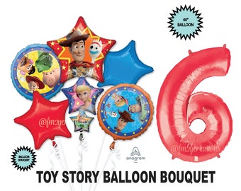 Fiesta de cumpleaños de TOY STORY / Globos de TOY STORY / Fiesta de Toy Story / Globo de Woody Buz Lightyear Decoración de fiesta de Toy Story / Decoración de fiesta de Woody