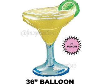 Margarita PARTY / Margarita Balloon / Taco Bout A Party / Fiesta Party Decor / Birthday Balloons / Cinco de Mayo / Fiesta Balloons BF1