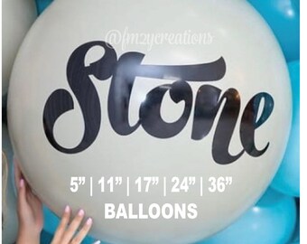 STONE Balloons | Stone Gray Balloons Tuftex | Matte Pastel Gray Bridal Shower Decor | Beige Neutral Baby Shower | Light Gray Boho Shower