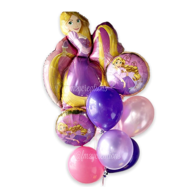 RAPUNZEL Balloon | Rapunzel Birthday Party | Tangled Party Decor | Tangled Balloons | Rapunzel Birthday Balloons | Disney Princess Party