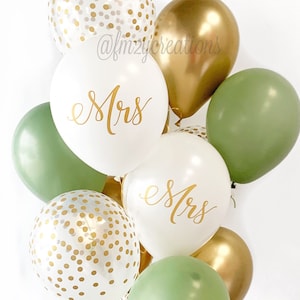 Mr and Mrs Balloons, Bridal Shower Decorations, Engagement Party Balloons, Wedding Decor Balloons