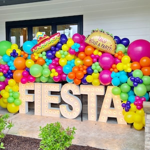 Kit arche ballons métallique - Fiesta Republic
