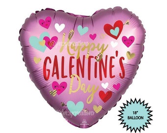 Galentines Day Balloons | Galentines Decor | Valentines Balloons | Heart Balloon | Galentines Balloons | Galentines Gift | Galentines Party