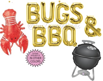 Faire bouillir les écrevisses | Bugs et BBQ Party | Décorations pour faire bouillir les écrevisses | Ballon aux écrevisses | Fête des écrevisses | Fête de fiançailles d'écrevisses CW01
