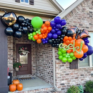 Halloween Balloon Garland DIY Halloween Party Halloween - Etsy