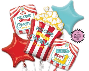 CARNIVAL PARTY | Carnival Balloons | Circus Party | Circus Balloon Bouquet | Carnival Birthday Party | Birthday Balloons Circus Baby Shower