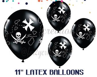 Pirate Birthday Party | PIRATE BIRTHDAY Balloons | Pirate Balloons Latex | Pirate ship Balloon Pirate Party Decor | Pirate Party Decorations