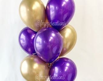 Purple Gold Birthday Etsy