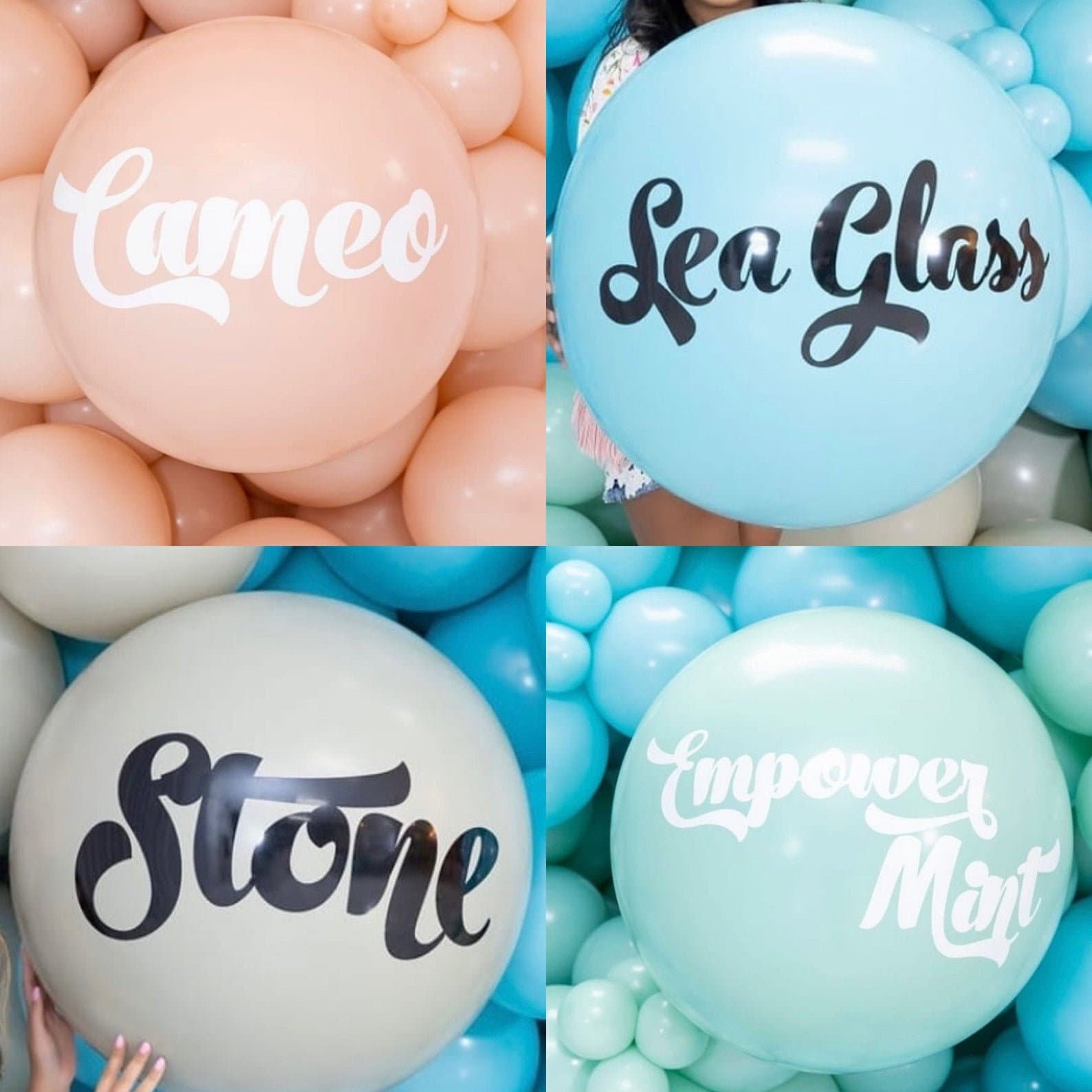 SEA GLASS Balloons Blue Balloons Tuftex Matte Pastel Blue - Etsy