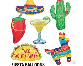 Taco Bout A Party | Taco Balloons | Taco Party | Fiesta Party | Taco Tuesday Birthday Party | Taco Twosday | Bachelorette Party Decor | BF1
