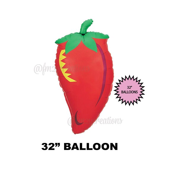 Fiesta Birthday Chili Pepper Balloon Fiesta Party Decor Fiesta