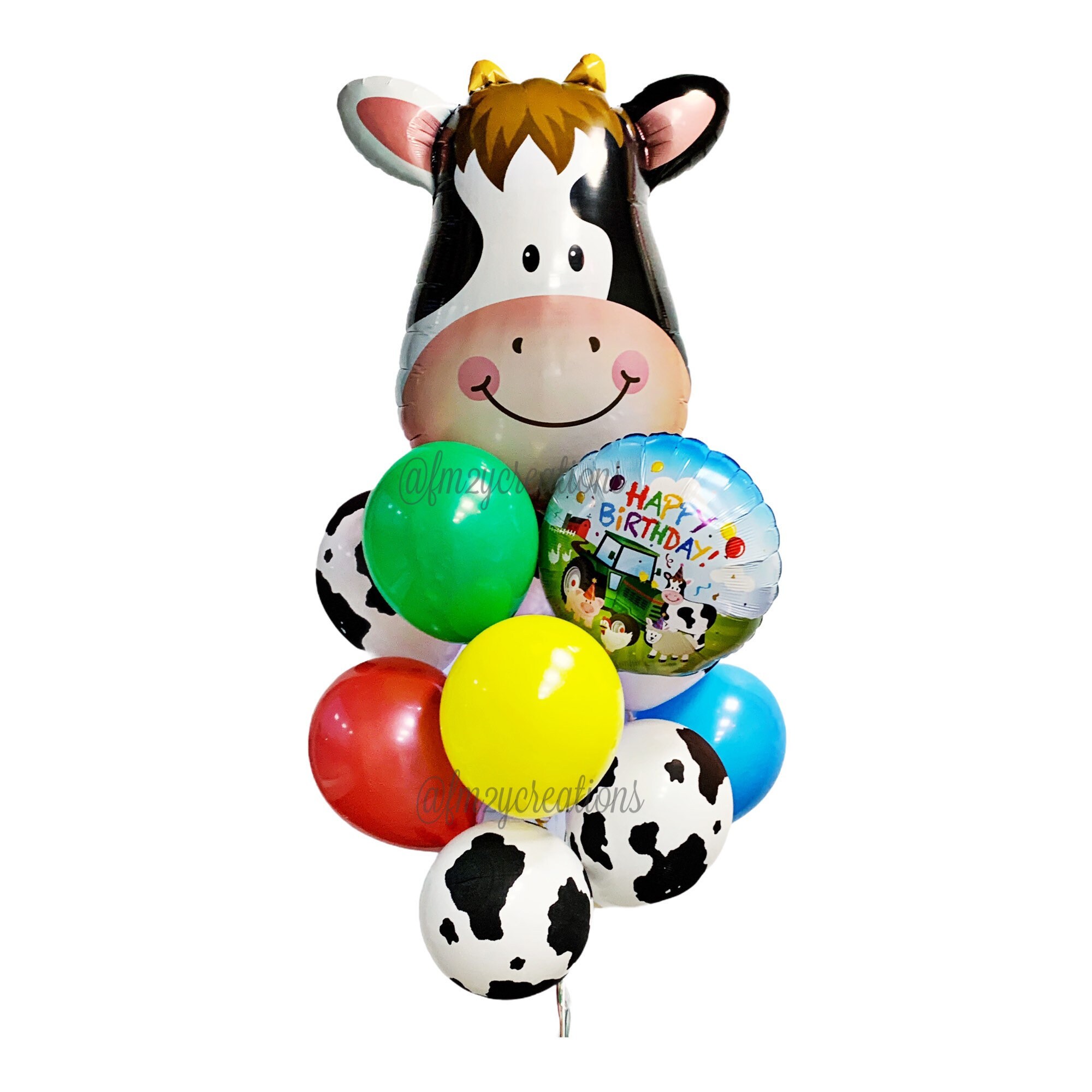Palloncini con animali della fattoria in Mylar per Compleanno Bambino