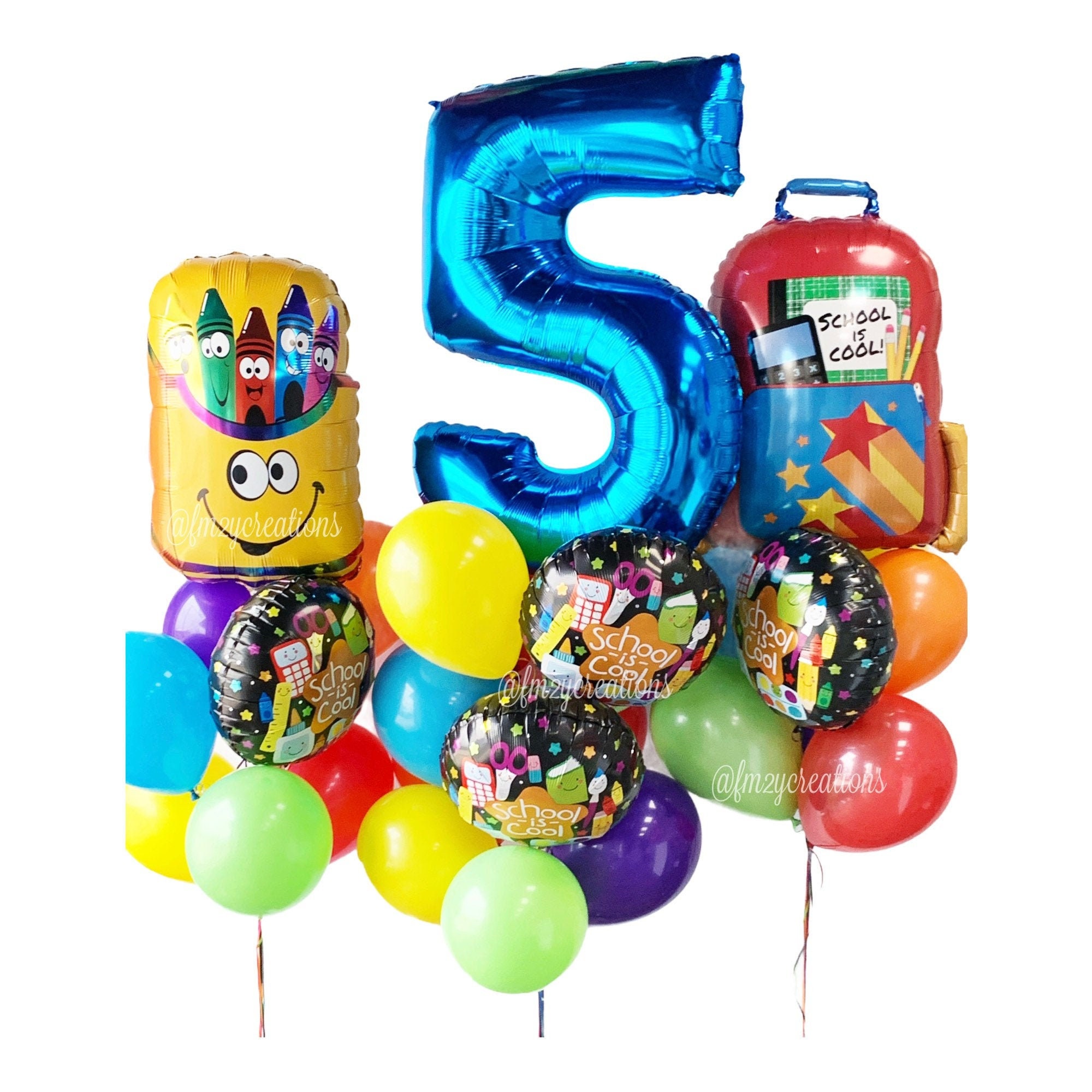 Back to School Balloons First Day of School Balloons Back Etsy Back to School Balloons First Day of School Balloons Back Etsy