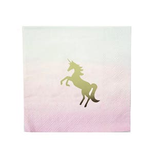 Unicorn Napkins | Unicorn Party | Magical Unicorn Party | Unicorn Birthday | Unicorn Rainbow Party | Unicorn Plates | Unicorn Party Decor |