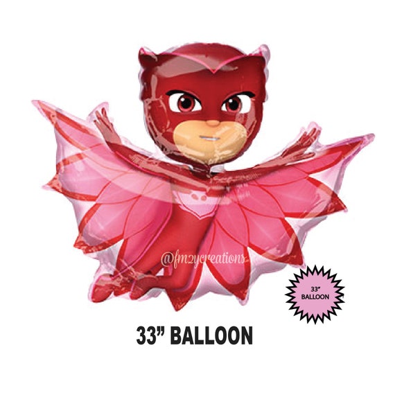 Owlette PJ Mask Palloncino di compleanno / Festa di compleanno Owlette / PJ  Mask Party Decor / PJ Palloncini maschera / Palloncini di compleanno /  Palloncini maschere PJ -  Italia