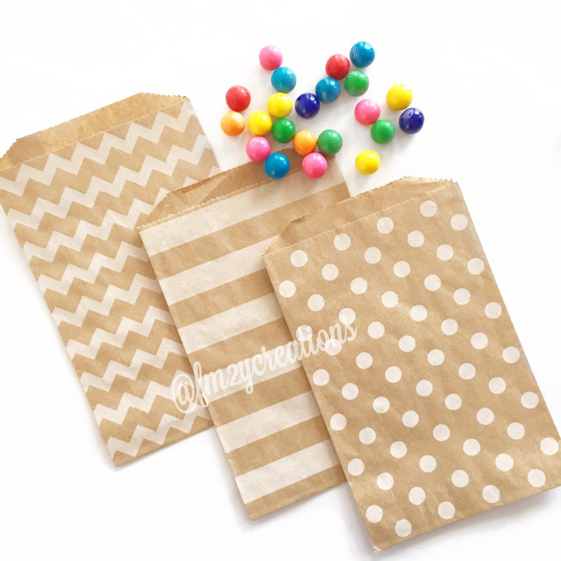 BROWN PAPER STRAWS Paper Drinking Straws Brown Stripe - Etsy