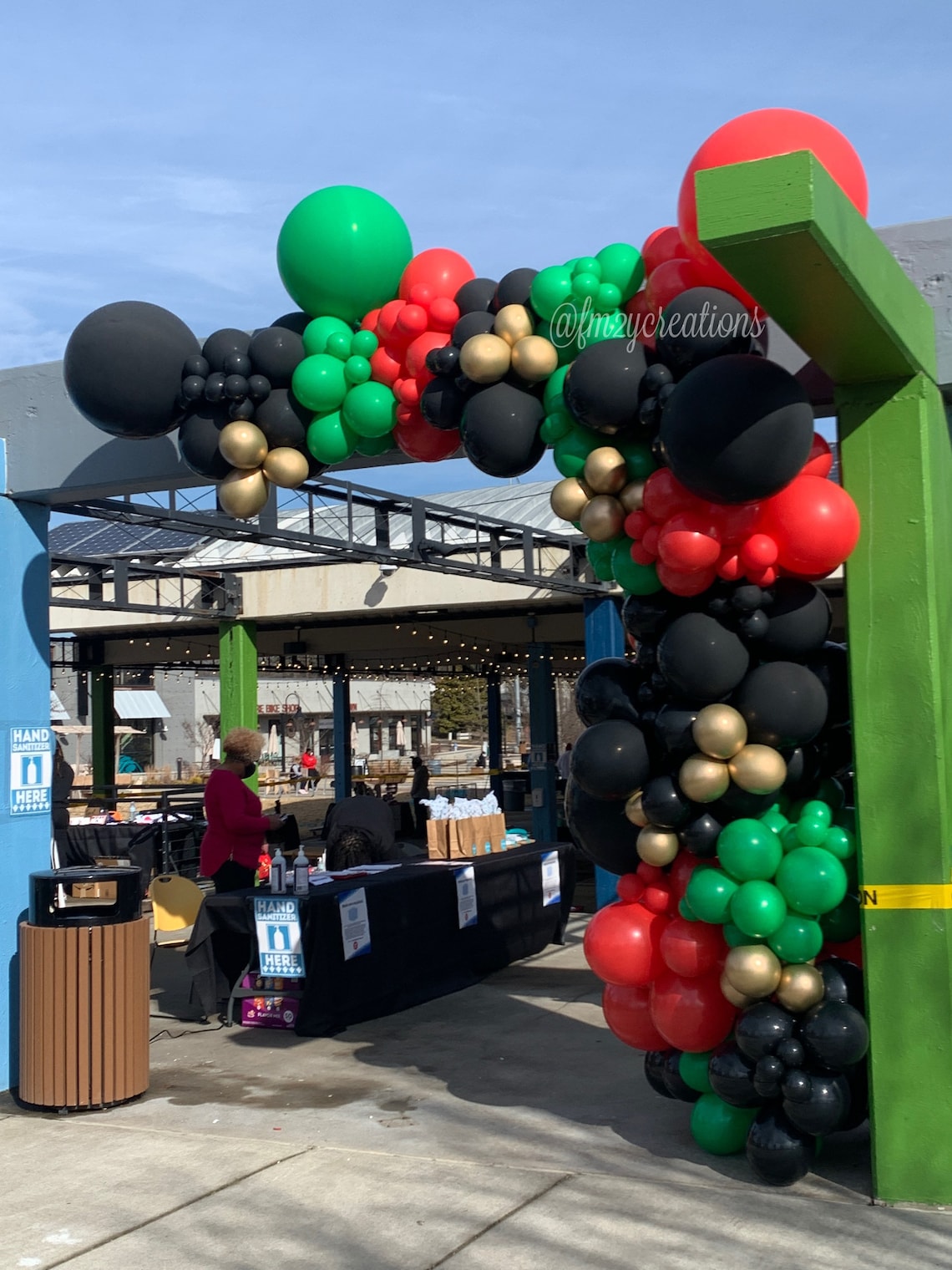 Party Decorations Red Black Green Garland DIY Etsy