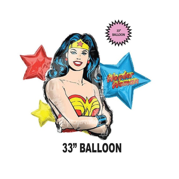 Wonder Woman Birthday Party | Wonder Woman Balloons | Superhero Birthday | Wonder Woman Birthday Party Balloons | Girls Birthday Il_570xn