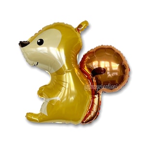 SQUIRREL Woodland Animal Balloon | Woodland Squirrel Balloons | Woodland BABY Shower | Squirrel Forest Friends Woodland Animal Birthday