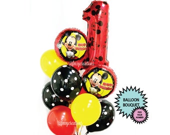 Mickey Mouse Birthday | Mickey Balloons | 1st Birthday | Oh Twodles MICKEY MOUSE Party |  Mickey Birthday Party Balloons | Boys 1st Birthday
