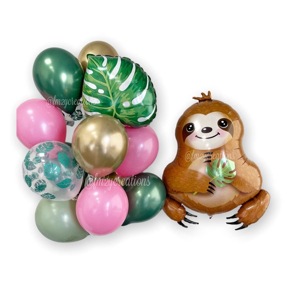 SLOTH Birthday | Girl Sloth 1st Birthday | Sloth Balloon | Sloth Baby Shower | Sloth Party | Jungle Party | Safari Party | Sweet Baby Sloth Il_570xn