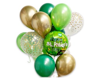 St PATTYS Day Decor Balloons | ST PATRICKS Day Party Balloons | Shamrock Green Balloons St Pattys Day Party | St Patricks Day Decorations