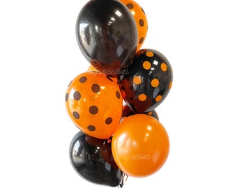 Halloween BALLOONS | Orange and Black Balloons | Halloween Balloon GARLAND | Halloween Party Decor | Halloween Birthday Garland Balloons