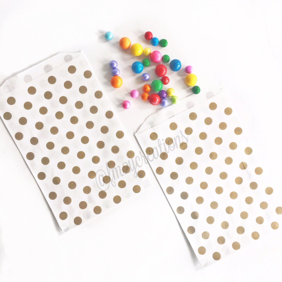 Gold Favor Bags Gold Wedding Favor Bags Metallic Gold Party Favor Bags 50th Birthday Party 50th