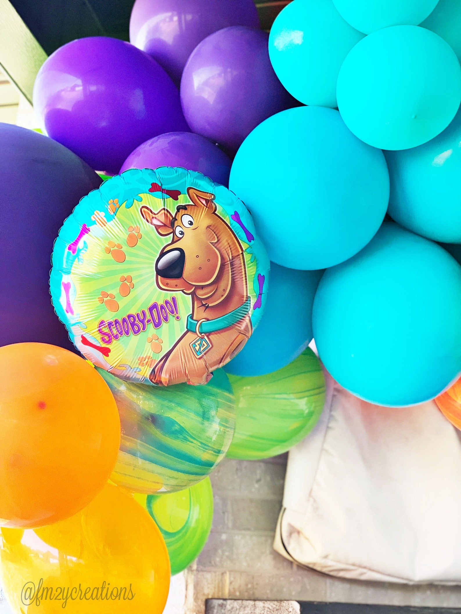 Scooby Doo Birthday Scooby Doo Balloon Garland DIY Scooby Etsy