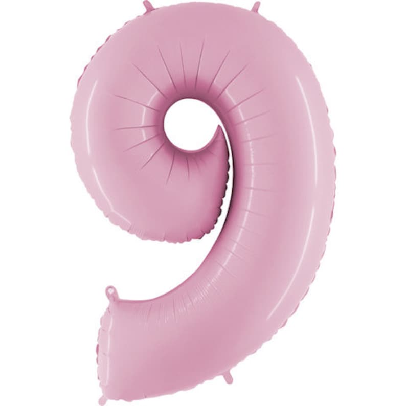 Light Pink NUMBER Balloons Jumbo Balloons 40 Etsy