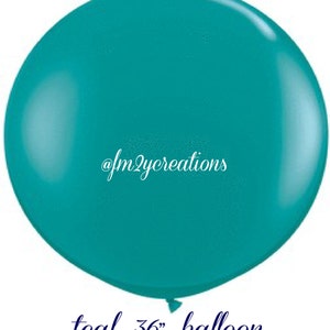 Puede incluir: Globo de color turquesa de 91 cm. @fm2ycreations