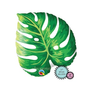 Palm Leaf Balloon | Leaf Balloon | Jungle Party | TROPICAL Party | Safari Party Balloon | Palm Leaf Decor | ALOHA Party | Wild One Party