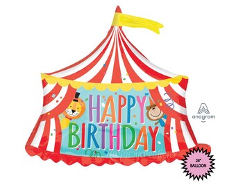 KARNEVAL BALLONS | Karneval Zeltballon | Zirkusparty | Zirkuszelt Ballonstrauß | Karneval Party | Geburtstag Luftballons Babyparty