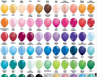 LATEX Balloons | 11" Inch Latex Balloon | 11 Inch Balloons Solid Color Rainbow Balloons | Party Balloon | Wedding Balloon | Balloon Garland