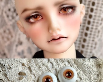 CIIWorkshop Resin Eyes with Crystal 14mm/16mm/18mm Dolls Eyes Safety Eyes Craft Eyes 1/3 1/4 1/6 BJD Eyes