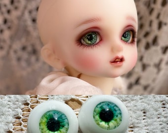CIIWorkshop Resin Eyes with Crystal 14mm/16mm/18mm Dolls Eyes Safety Eyes Craft Eyes 1/3 1/4 1/6 BJD Eyes