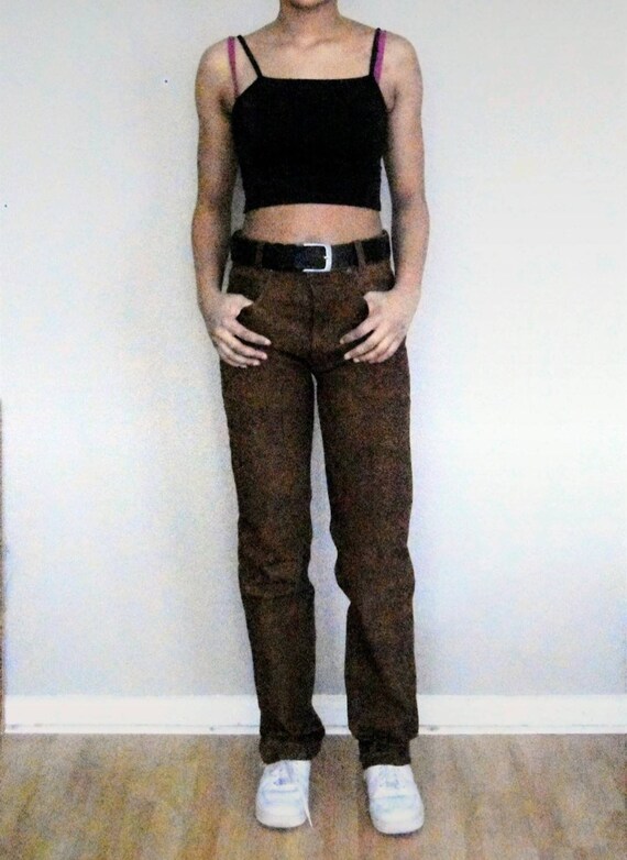 90s vintage leather pants