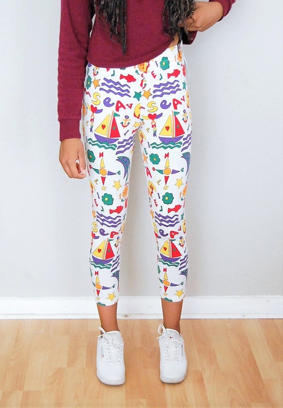 CASTELBAJAC 80s Vintage Tights