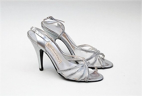 WERNER KERN 80s Vintage Glitter High Heels