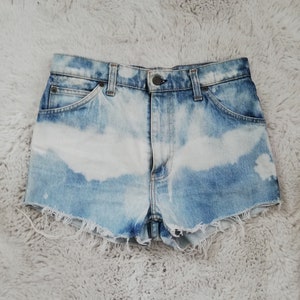 90's vintage denim shorts LEVIS 631-0217 image 4