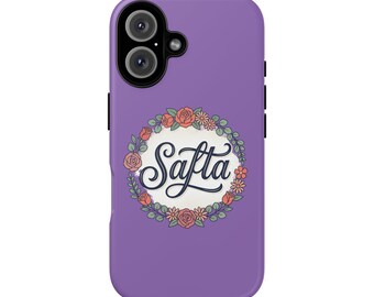 Safta Jewish gift - Phone Case with Jewish Grandma Safta Design