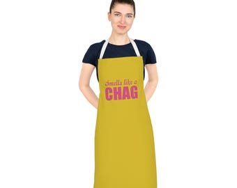 Smells Like a CHAG Apron | Jewish humour apron, kitchen gift, Jewish home, funny Jewish gift