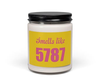 Smells like 5787 Candle | 9oz Soy Jar, Rosh Hashanah candle, Jewish new year gift