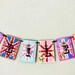 Queens platinum jubilee bunting or garland, jubilee party decorations, jubilee bunting, British celebration 